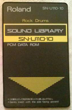 Roland SN-U110-10 Drum Rom Roland U-110 Synth & Compatibles